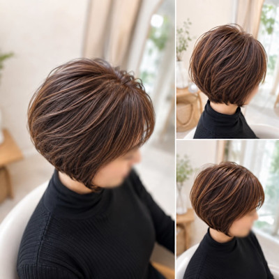 大人女性の魅力を引き出す/似合わせショートボブ