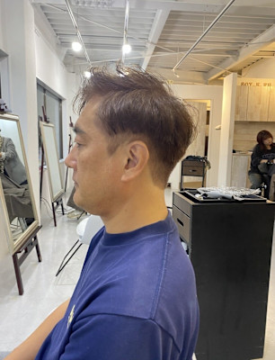 20代30代40代◎刈り上げセンターパートフェザーパーマ