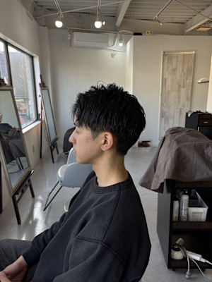 20代30代40代◎ メンズツーブロックマッシュ