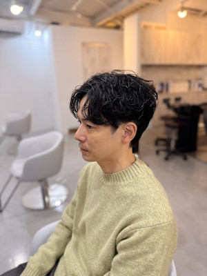 20代30代40代◎大人かっこいいメンズシャドウパーマ/東伏