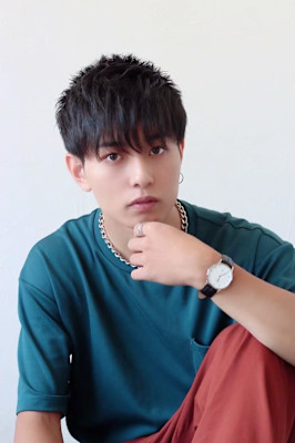 MEN'S HAIRクロスバングマッシュウルフ