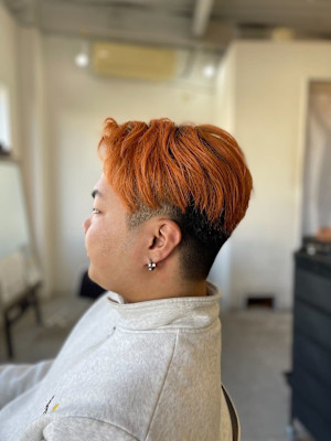 MEN'S HAIRマッシュパーマウルフカルマパーマ