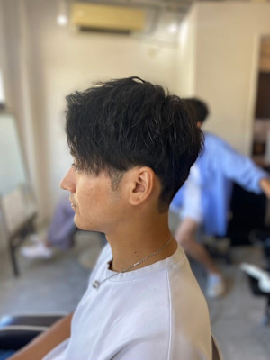 MEN'SHAIRアッシュブラックベリーショートダークアッシ
