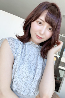 40代50代大人の艶ラベンダーブラウン