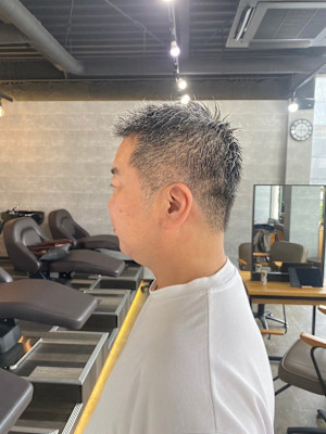 MEN'SHAIRアッシュブラックベリーショートダークアッシ