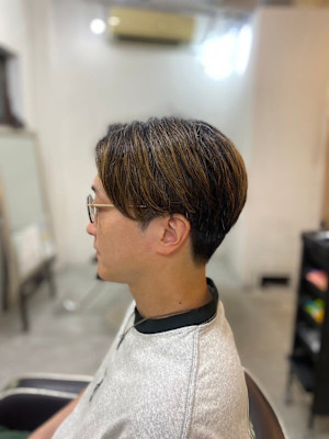 MEN'S HAIRセンターパート
