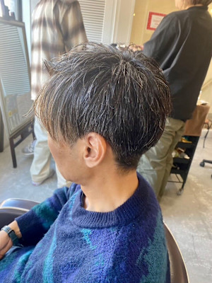 MEN'SHAIRアッシュブラックマッシュ