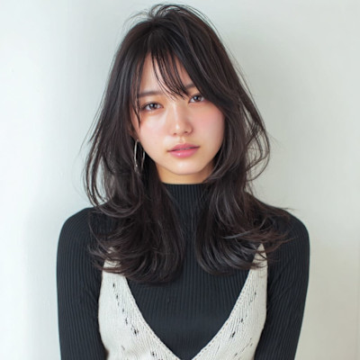 北仙台×髪質改善×ミディアムレイヤー×韓国風