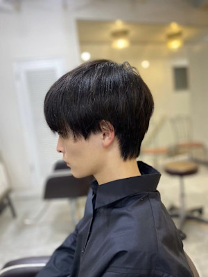 MEN’S HARE アッシュブラックカルマパーマ