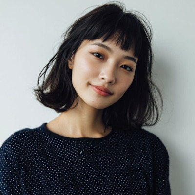 大人可愛いナチュラル外ハネボブ
