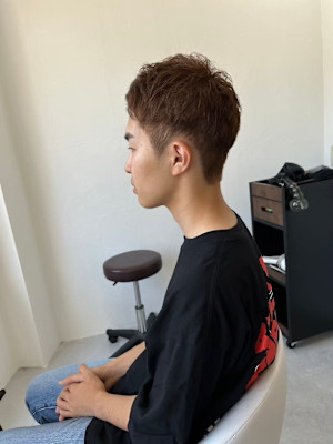 MEN'SHAIRアッシュブラックベリーショートダークアッシ
