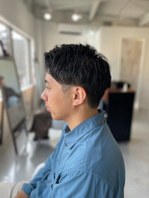 MEN’S HAREアッシュブラックベリーショート