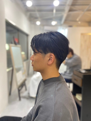 MEN’S HAIR ニュアンスパーマダークアッシュ