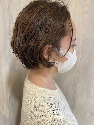 ショート×パーマ