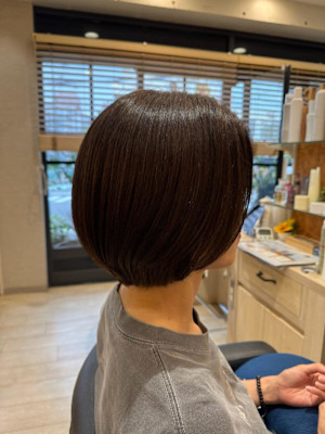 丸みを残したショート