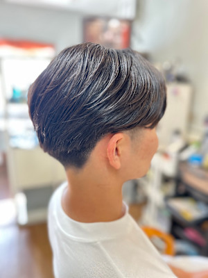 メンズフェザーパーマ