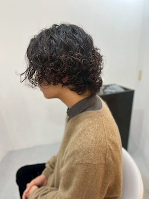 20代30代40代◎波巻きツイストスパイラルパーマセンターパ