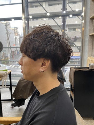 20代30代40代◎刈り上げ波巻きツイストスパイラルフェザー