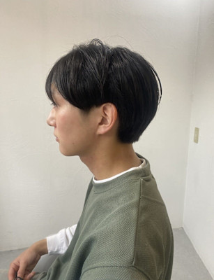20代30代40代◎刈り上げセンターパートフェザーパーマ