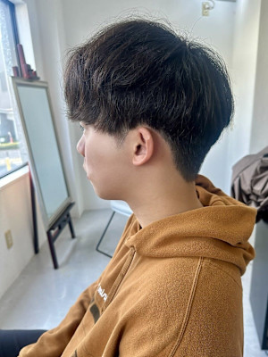 20代30代40代◎メンズ刈り上げマッシュサーフカールパーマ