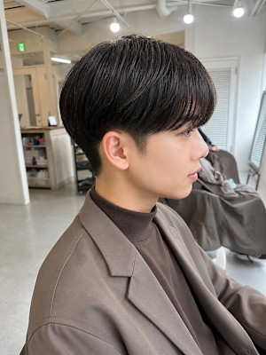 メンズマッシュ短髪メンズツーブロックマッシュ/東伏見