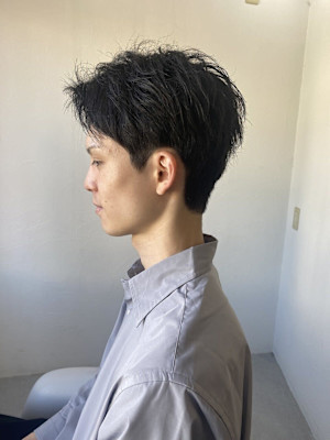 大人男性ナチュラルなスパイキーショート/東伏見/田無保谷武蔵
