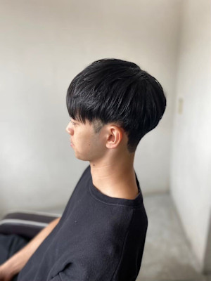 MEN'SHAIRアッシュブラックベリーショートダークアッシ