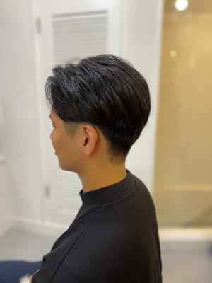 MEN’S HARE アッシュブラックベリーショート