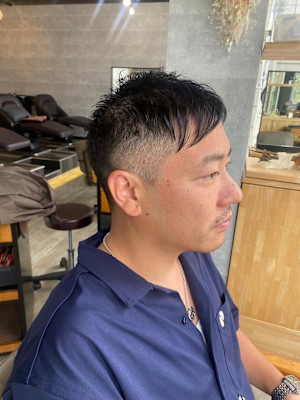 MEN’S HAREアッシュブラックベリーショート