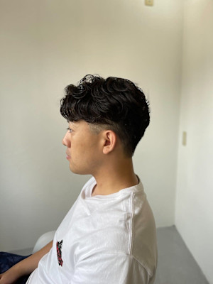 MEN'SHAIRアッシュブラックベリーショートダークアッシ