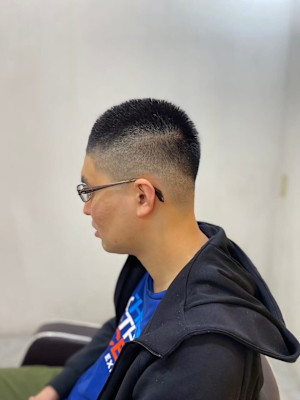 MEN'SHAIRアッシュブラックベリーショートダークアッシ