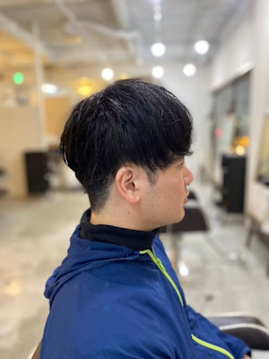 MEN'SHAIRアッシュブラックベリーショートダークアッシ