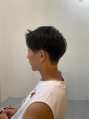 MEN'SHAIRアッシュブラックベリーショートダークアッシ