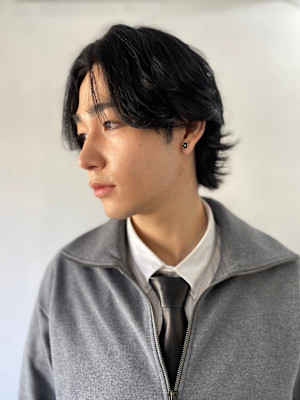 20代30代40代◎ニュアンスパーマ韓国マッシュウルフ外ハネ