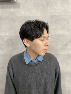 20代30代40代◎似合わせカットニュアンスパーマ黒髪韓国マ