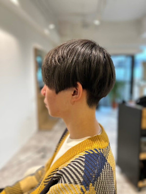 20代30代40代◎韓国マッシュスペインカールブルーブラック