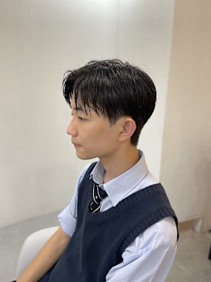 20代30代40代◎スーツ刈り上げ短髪ショートマッシュアップ