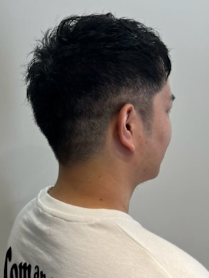 メンズショート 刈り上げ ツーブロック ビジネスヘア 20代
