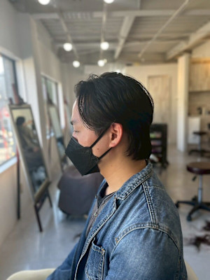 20代30代40代◎センターパートマッシュウルフショート