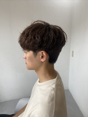 20代30代40代◎刈り上げ波巻きツイストスパイラルフェザー