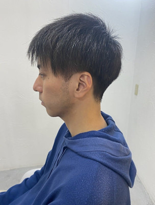 20代30代40代◎刈り上げセンターパートフェザーパーマ