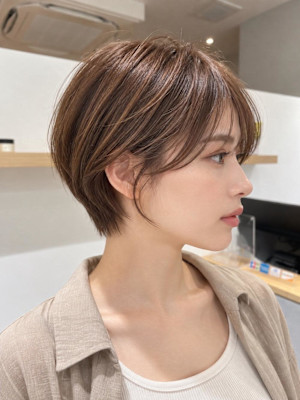 大人可愛い丸みショート◎
