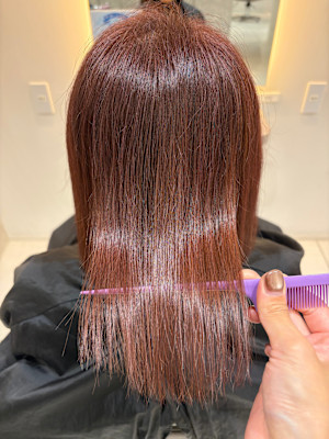 白髪染め、エイジング毛も髪質改善ヘアカラー！