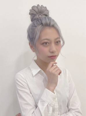 キャラデコで魅せる極上のくすみ感★プラチナシルバー くすみを