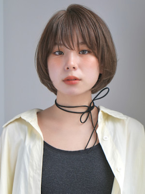 レイヤーショート・ボブ/前髪あり/絶壁解消/20代/30代