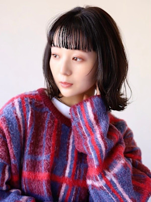 大人可愛い◎イメチェン似合わせカットフルバング