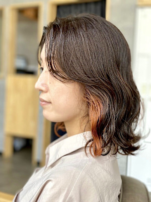 大人可愛い20代30代40代イメチェン似合わせカットインナー