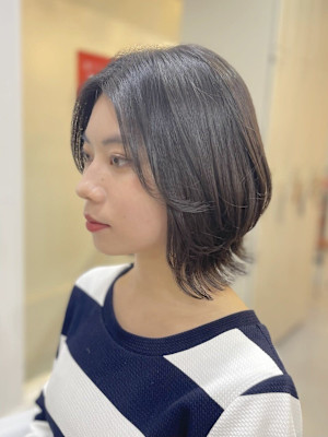 大人可愛い20代30代40代◎似合わせカットひし形ボブ