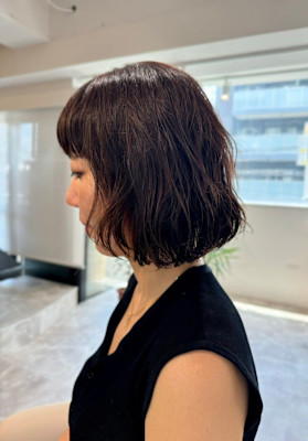 20代30代40代◎似合わせカットメルティカラーボブルフ