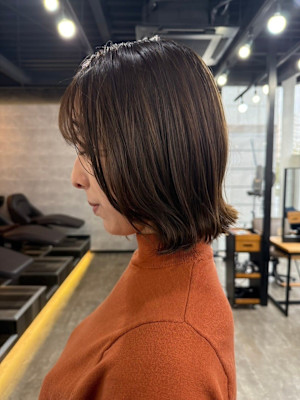 20代30代40代◎似合わせカットメルティーカラーワンレンボ